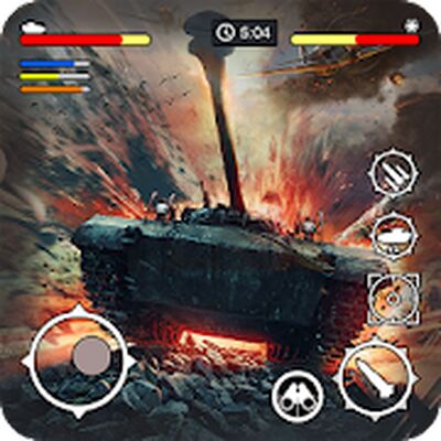 Скачать танковые игры: армейская битва (Взлом Много монет) версия 1.2 на Андроид
