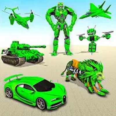 Скачать Bee Robot Car Game: Робот Игра (Взлом Много денег) версия 1.37 на Андроид