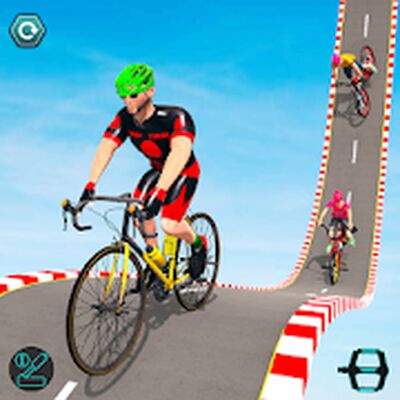 Скачать Cycle Stunt Race: Bicycle Game (Взлом Много денег) версия 3.4 на Андроид
