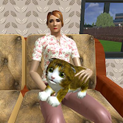 Скачать Виртуальный котенок Family Pet Adventure (Взлом Много денег) версия 4.4 на Андроид