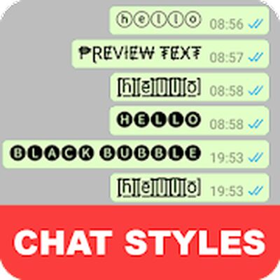 Скачать Chat Styles: шрифт для WhatsApp - круто и стильно! (Полный доступ) версия 8.3 на Андроид