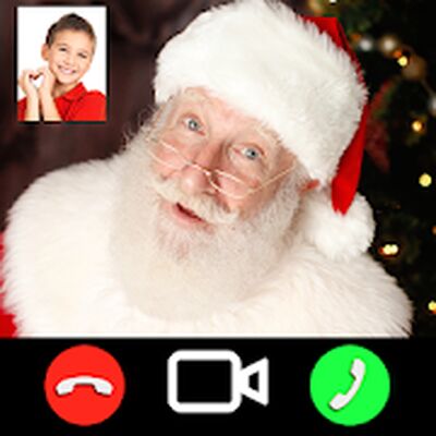 Скачать Talk with Santa Claus on video call (prank) (Разблокированная) версия 2.0 на Андроид