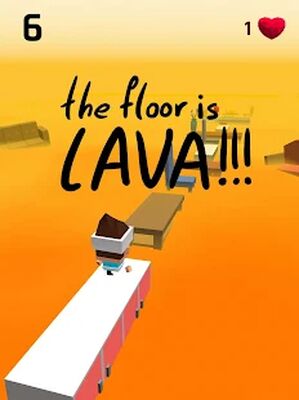 Скачать The Floor Is Lava (Взлом Много монет) версия 1.5.1 на Андроид
