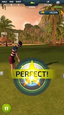 Скачать Pro Feel Golf - Sports Simulation (Взлом Много монет) версия 3.0.0 на Андроид