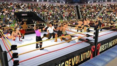 Скачать Wrestling Revolution 3D (Взлом Много монет) версия 1.71 на Андроид