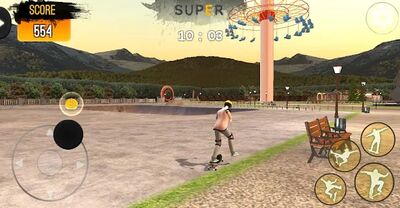Скачать Freestyle Extreme Skater: Flippy Skate (Взлом Много монет) версия 1.0 на Андроид