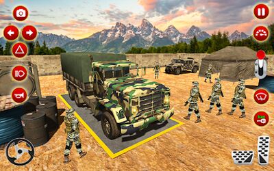 Скачать Army Truck Driving Army Games (Взлом Много денег) версия 1.0 на Андроид