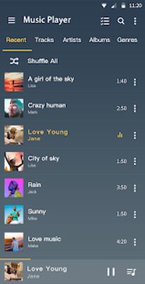 Скачать Музыкальный плеер&эквалайзером (Все открыто) версия 1.2.8 на Андроид