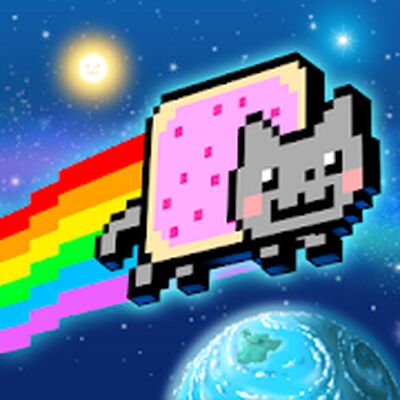 Скачать Nyan Cat: Lost In Space (Взлом Разблокировано все) версия 11.3.4 на Андроид