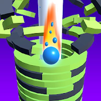 Скачать Drop Stack Ball - Fall Helix Blast Crash 3D (Взлом Много денег) версия 4.06 на Андроид