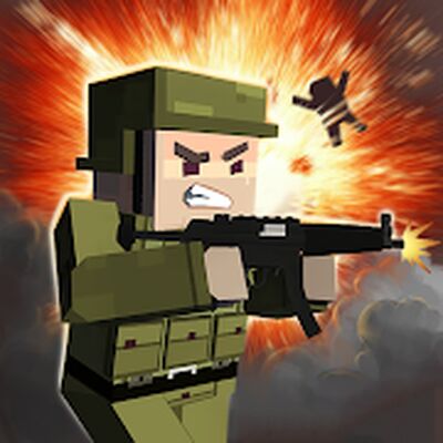 Скачать Block Gun: FPS PvP War - Online Gun Shooting Games (Взлом Много денег) версия 7.0 на Андроид