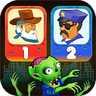 Скачать Two guys & Zombies (игра на двоих) (Взлом Много денег) версия 1.3.1 на Андроид