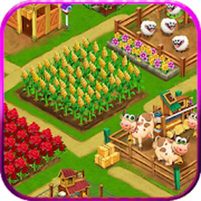 Скачать Farm Day Village фермер: Offline игры (Взлом Много монет) версия 1.2.56 на Андроид