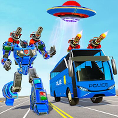 Скачать Полицейский автобус-робот (Взлом Разблокировано все) версия 6.6 на Андроид