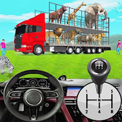Скачать Wild Animals Transport Truck (Взлом Много денег) версия Зависит от устройства на Андроид