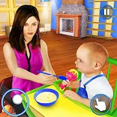 Скачать Single Mom Baby Simulator (Взлом Много денег) версия 1.2.9 на Андроид