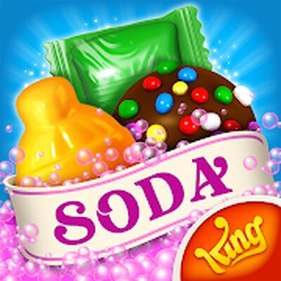Скачать Candy Crush Soda Saga (Взлом Много денег) версия 1.205.4 на Андроид