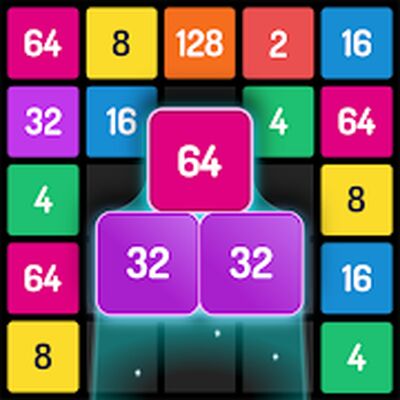 Скачать X2 Blocks - 2048 игр с числами (Взлом Много монет) версия 200 на Андроид