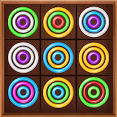 Скачать Color Rings - Colorful Puzzle (Взлом Разблокировано все) версия 3.4 на Андроид