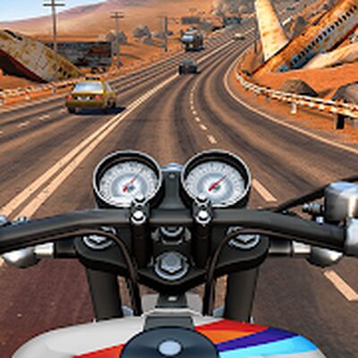 Скачать Moto Rider GO: Highway Traffic (Взлом Много монет) версия 1.44.1 на Андроид