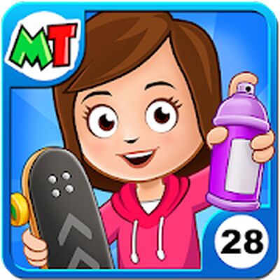 Скачать My Town : На улице (Взлом Много монет) версия 1.08 на Андроид