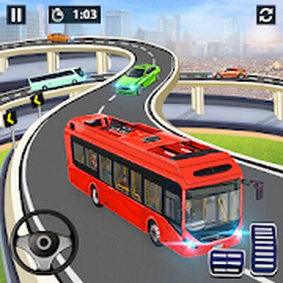 Скачать Bus Simulator Games: PVP Games (Взлом Много денег) версия 1.3.40 на Андроид