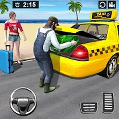 Скачать Симулятор такси Бесплатные игры-Автомобильные игры (Взлом Много монет) версия 1.1.16 на Андроид