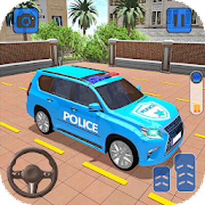 Скачать Полицейский симулятор парковки на джипах США Новые (Взлом Много монет) версия 1.2 на Андроид