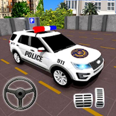 Скачать Полиция Стоянка Приключение - Автомобиль Игры поры (Взлом Много монет) версия 1.3 на Андроид