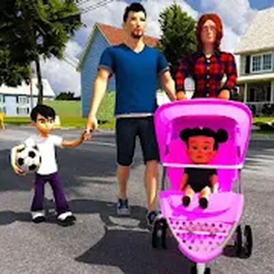 Скачать виртуальный мама жизнь имитатор детка уход игры 3d (Взлом Много денег) версия 1.16 на Андроид