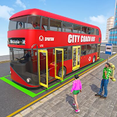 Скачать City Coach Bus Simulator 3D (Взлом Много денег) версия 1.19 на Андроид