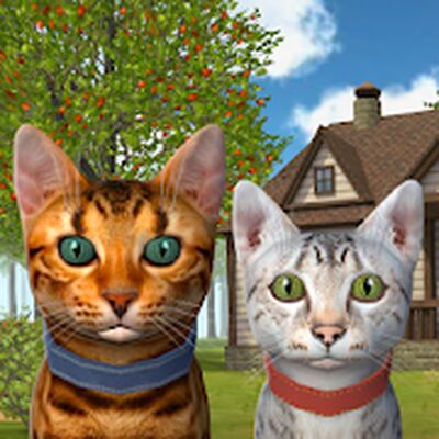 Скачать Симулятор Кота и Кошки : животное питомец котёнок (Взлом Много монет) версия 1.10 на Андроид