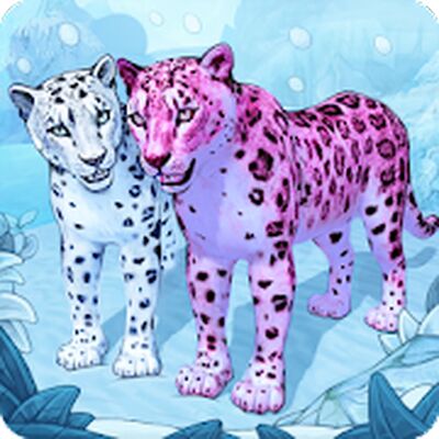 Скачать Симулятор Семьи Снежного Леопарда Онлайн (Взлом Много монет) версия 2.4.4 на Андроид