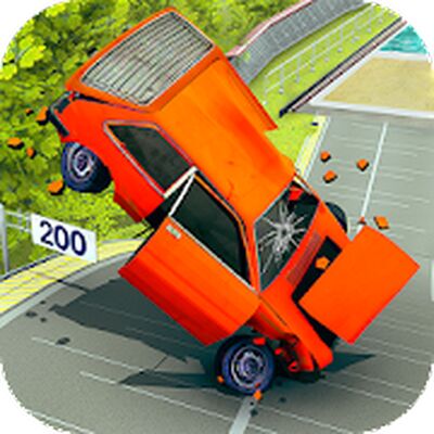 Скачать Car Crash Driving Simulator: Beam Car Jump Arena (Все открыто) версия 1.2 на Андроид