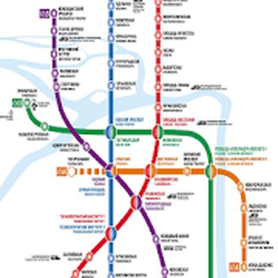 Скачать Карта Метро Санкт-Петербург (Все открыто) версия 1.4 на Андроид