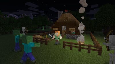 Скачать Пробная версия Minecraft (Взлом Разблокировано все) версия 1.17.41.01 на Андроид