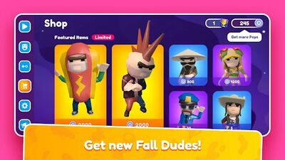 Скачать Fall Dudes (Early Access) (Взлом Много монет) версия 1.4.5 на Андроид