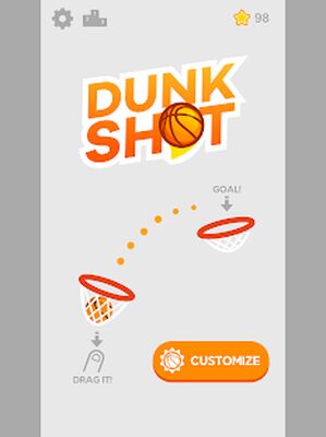 Скачать Dunk Shot (Взлом Много монет) версия 1.4.6 на Андроид