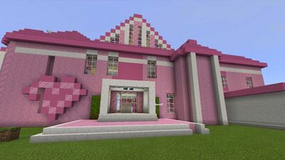 Скачать Princess House Pink Map For MCPE (Взлом Много монет) версия 1 на Андроид