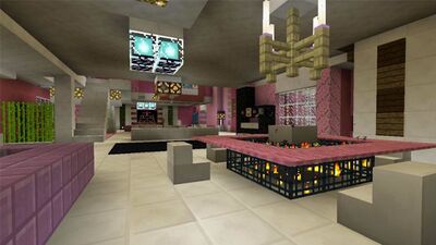 Скачать Princess House Pink Map For MCPE (Взлом Много монет) версия 1 на Андроид