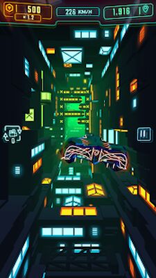 Скачать Neon Flytron: Cyberpunk Racer (Взлом Разблокировано все) версия 1.9.3 на Андроид