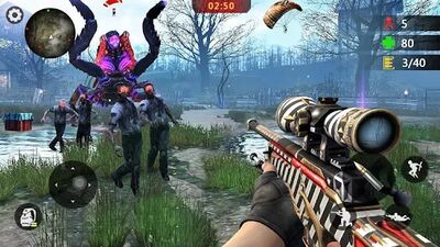 Скачать Zombie 3D Gun Shooter: PvP FPS (Взлом Разблокировано все) версия 1.2.8 на Андроид