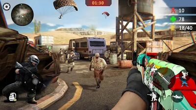 Скачать Zombie 3D Gun Shooter: PvP FPS (Взлом Разблокировано все) версия 1.2.8 на Андроид