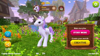 Скачать Pony World: Craft (Взлом Разблокировано все) версия 1.2.0 на Андроид