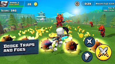 Скачать Ninja Golf ™ (Взлом Много денег) версия 1.6.7 на Андроид