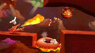 Скачать Rayman Fiesta Run (Взлом Разблокировано все) версия 1.4.2 на Андроид