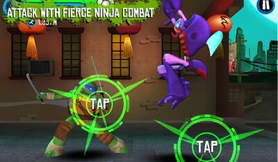 Скачать TMNT: ROOFTOP RUN (Взлом Разблокировано все) версия 3.0.9 на Андроид