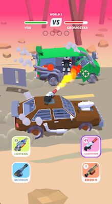 Скачать Desert Riders: Car Battle Game (Взлом Много монет) версия 1.4.3 на Андроид