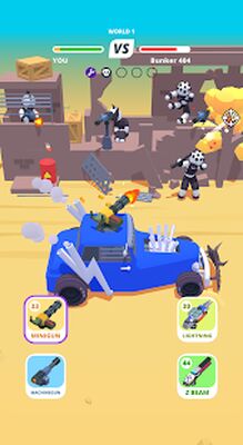 Скачать Desert Riders: Car Battle Game (Взлом Много монет) версия 1.4.3 на Андроид