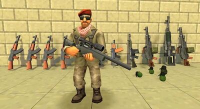 Скачать StrikeBox: Sandbox&Shooter (Взлом Много монет) версия 2.2.98 на Андроид